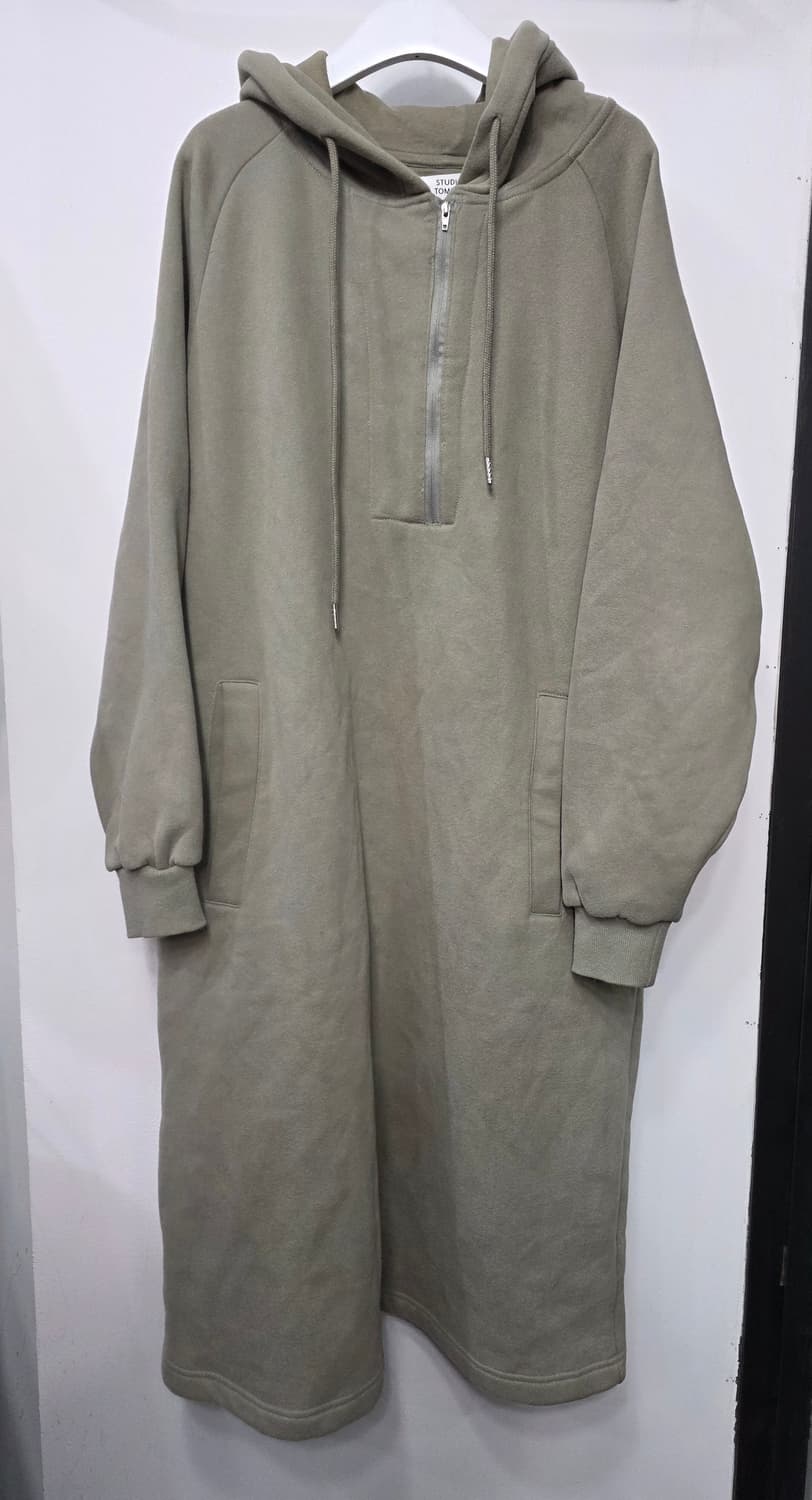 스튜디오 톰보이 여성 기모 후드 원피스 상품이미지1