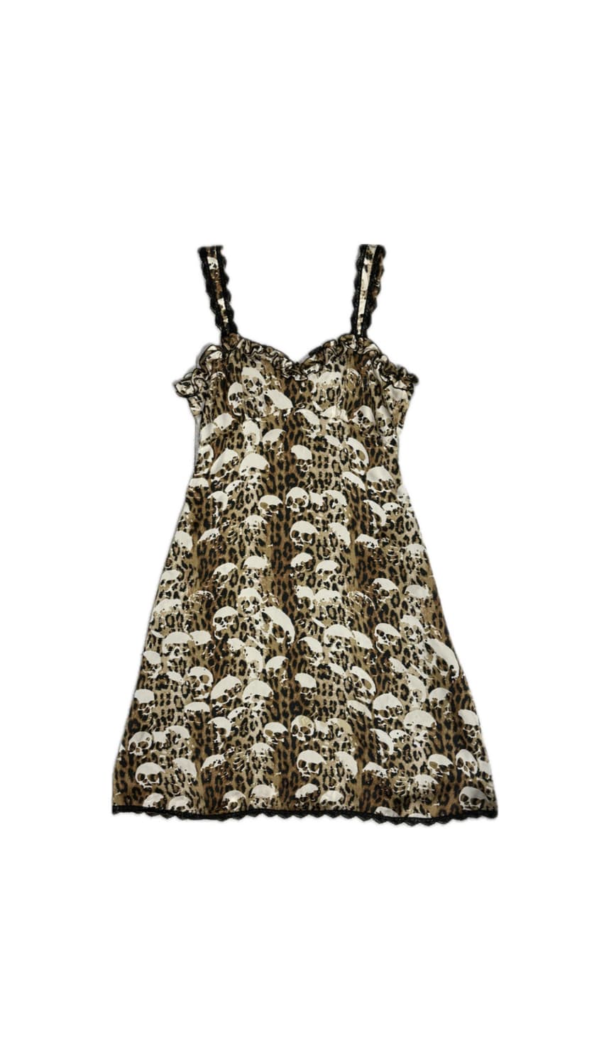 히스테릭 글래머 아카이브 무수한 해골 호피 원피스 드레스 상품이미지1