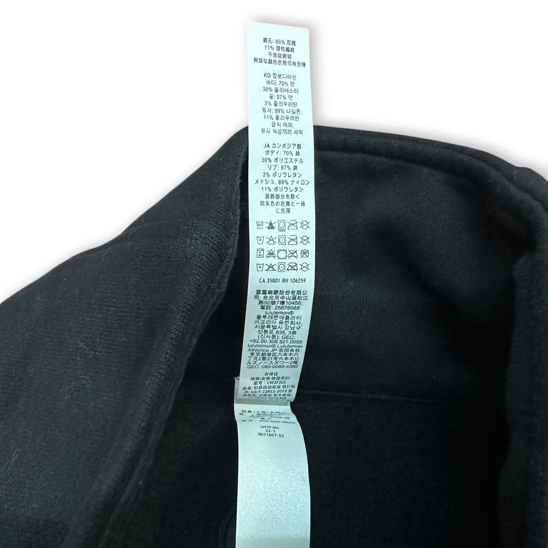 룰루레몬 하프집업 맨투맨 상품이미지7