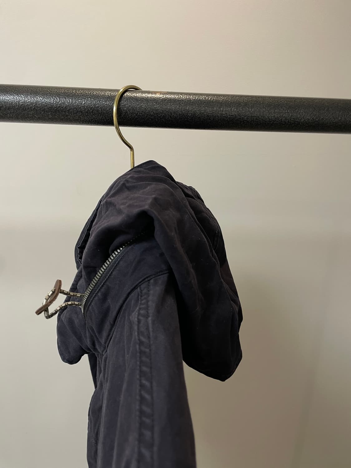 (L) levis 리바이스 화이트탭 히든후드 네이비 야상 자켓 상품이미지3