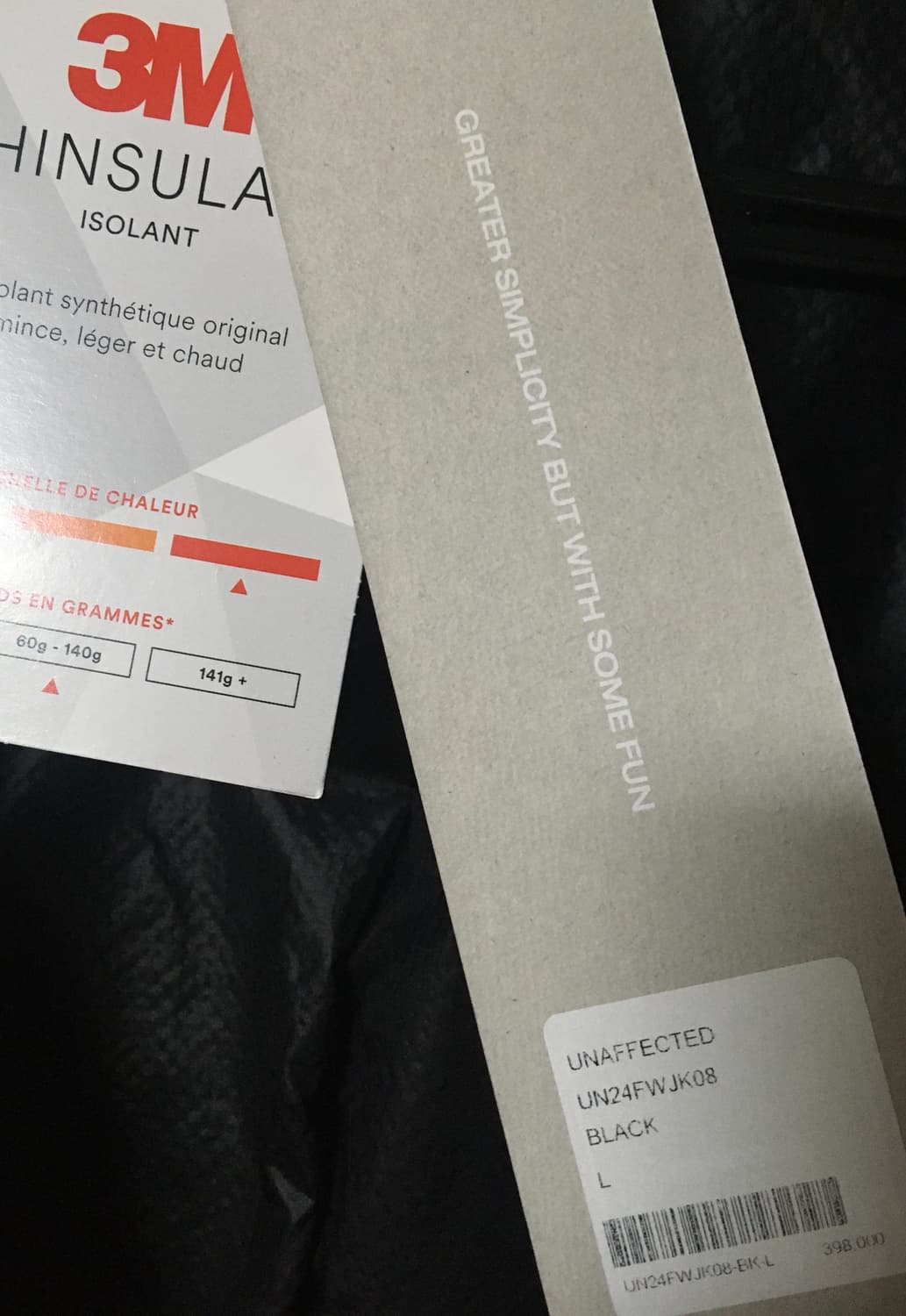 언어펙티드 패디드 셔츠 자켓 블랙 판매합니다 상품이미지9