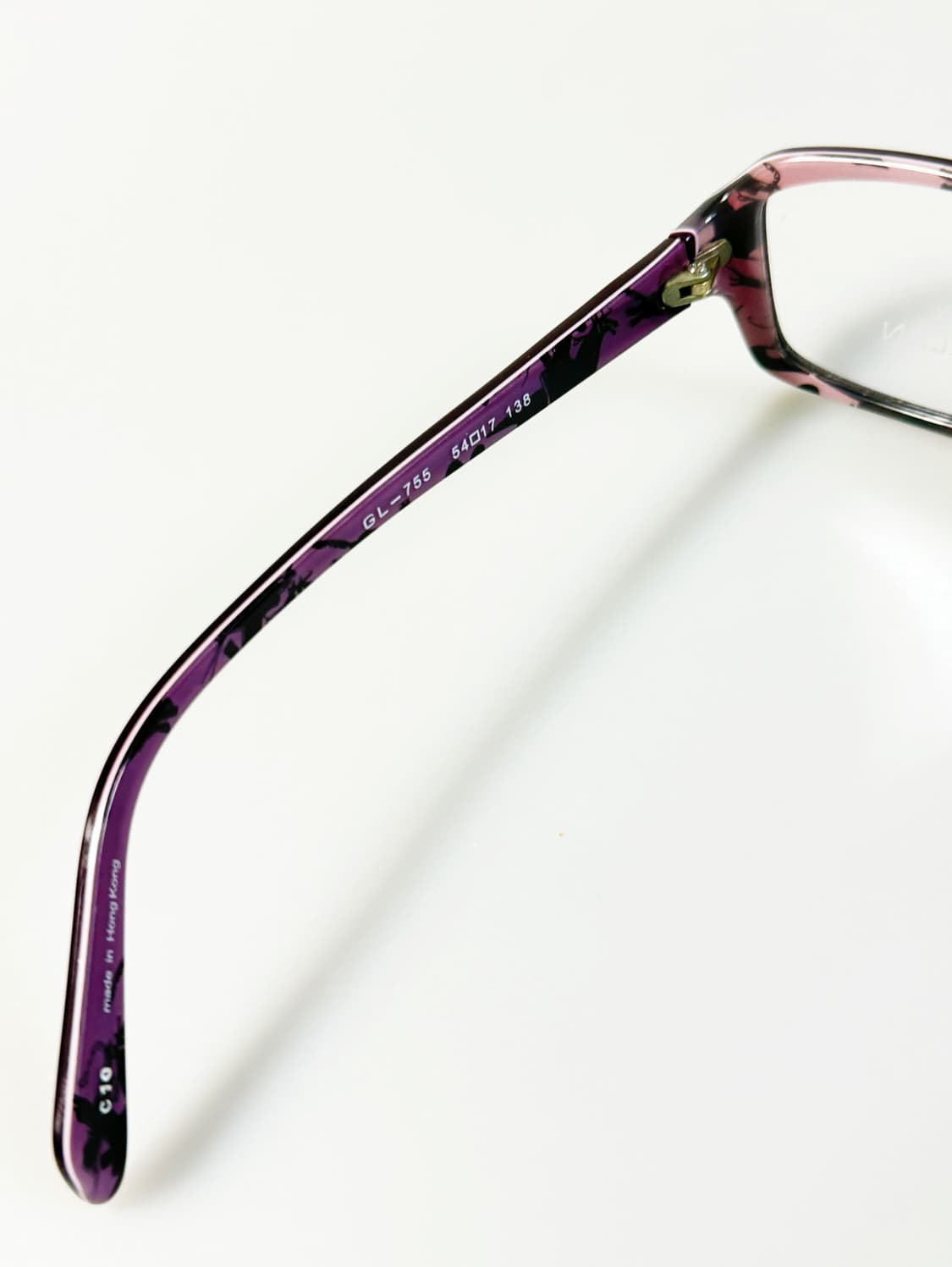 GALLAN 퍼플 뿔테 스퀘어 프레임 빈티지 안경 상품이미지7