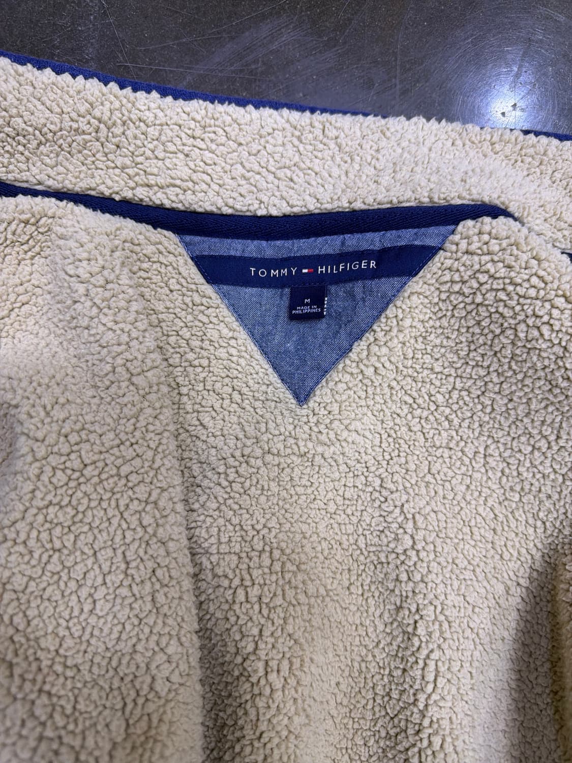타미힐피거 양털 후리스 니트집업 버튼 자켓 M 상품이미지9