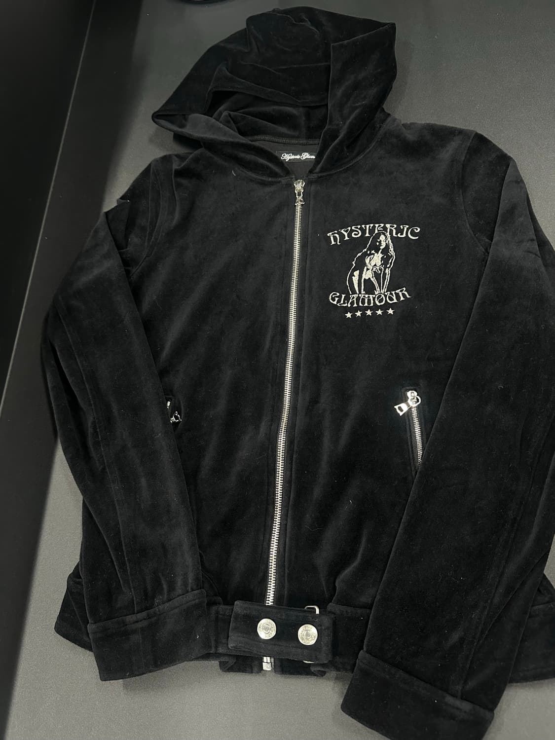 히스테릭 글래머 벨벳 자켓 상품이미지4