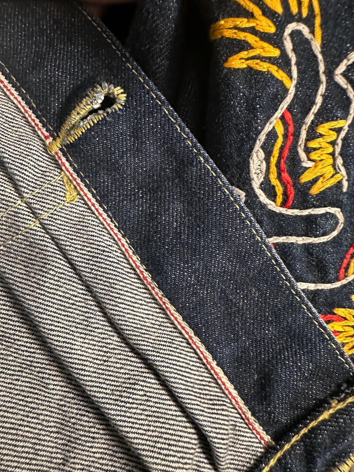 소프트머신 데님 셀비지 트러커 XL 상품이미지7