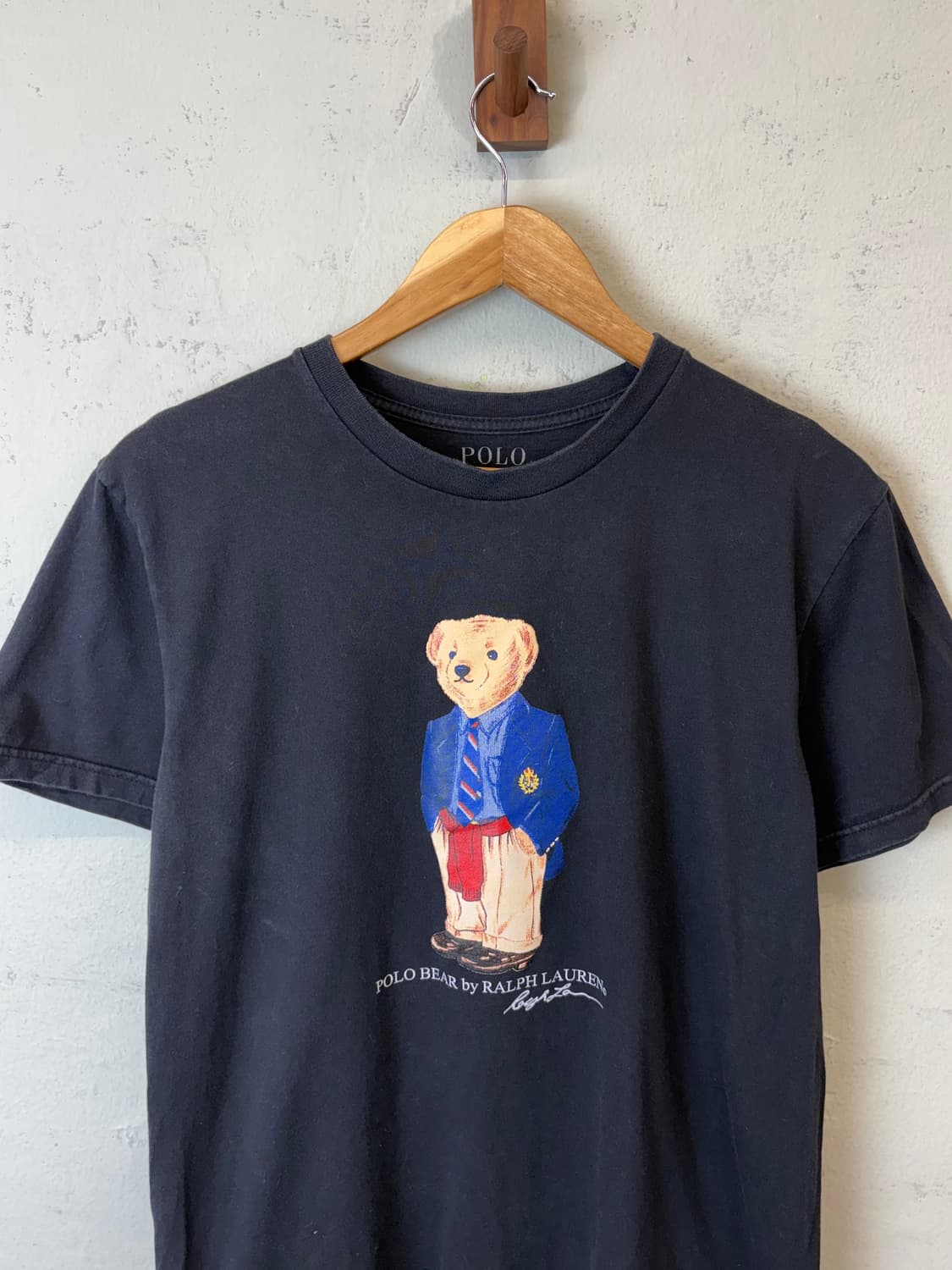 폴로랄프로렌 폴로 베어 블랙 반팔티 상품이미지5