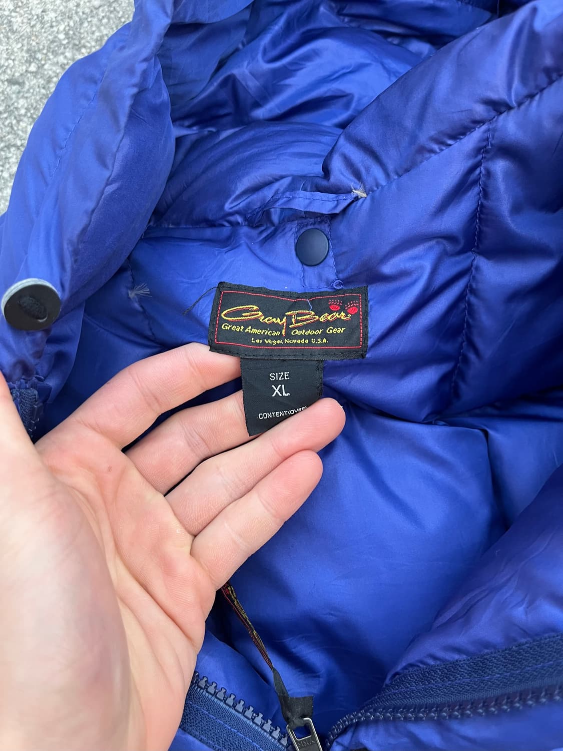 Usa Vintage 퍼플컬러 경량패딩 상품이미지5