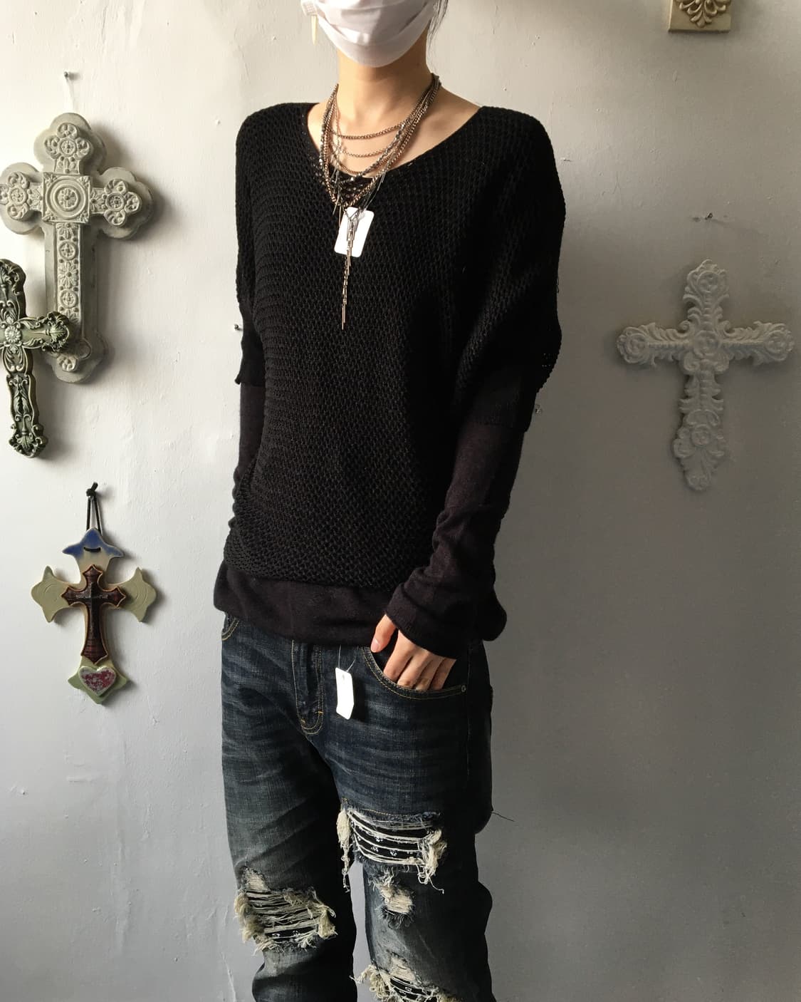 Net knit 상품이미지5