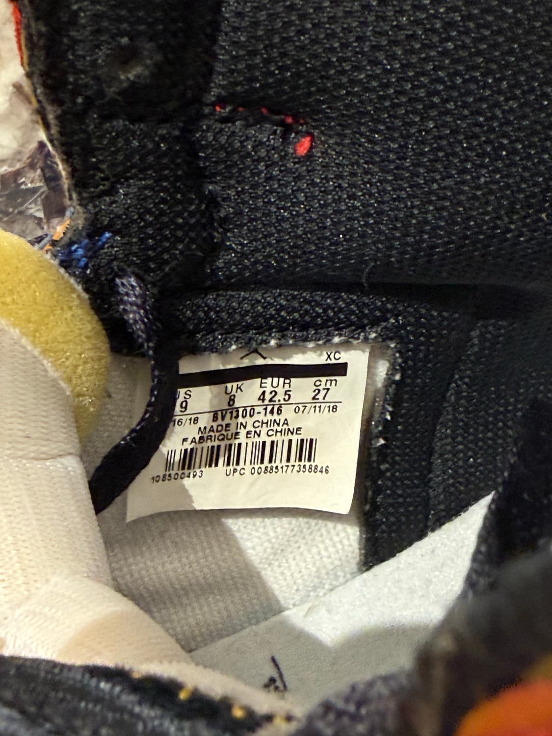 나이키 조던 1 x 유니온 레트로 하이 블루토 상품이미지3