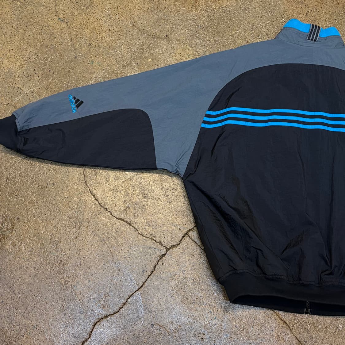 90s USA 빈티지 아디다스 양면 후리스 플리스 바람막이 상품이미지6