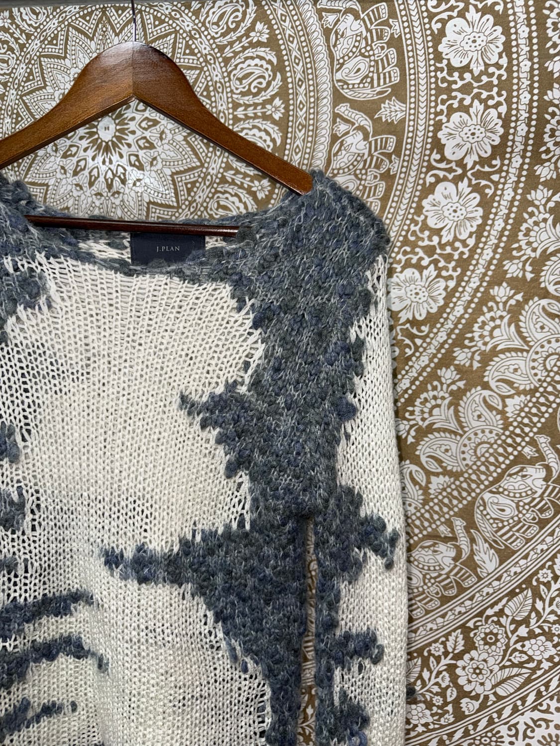 빈티지 여성 그물 니트  상품이미지3