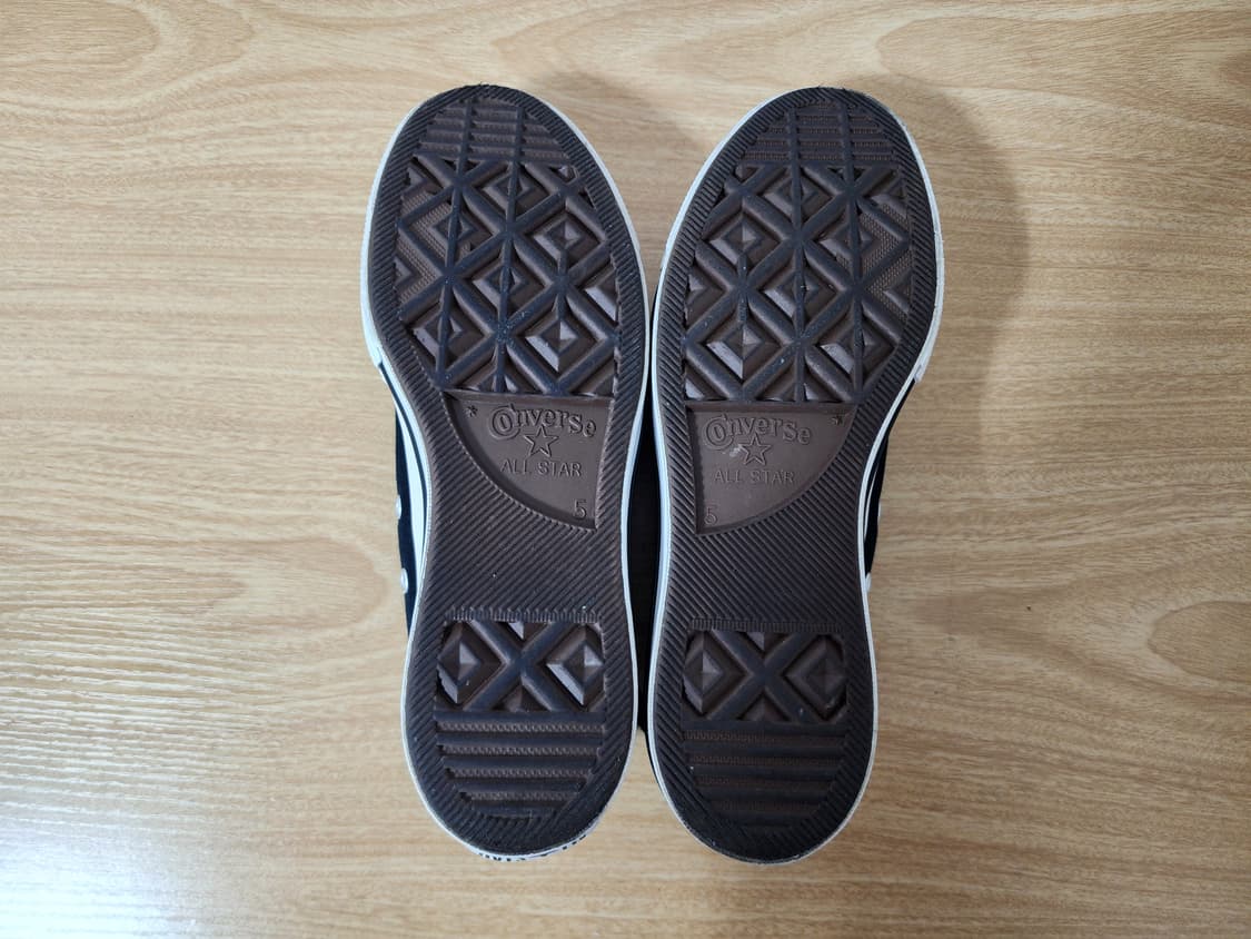 (240mm)컨버스 척테일러 올스타 리프트 캔버스 블랙 로우 상품이미지5