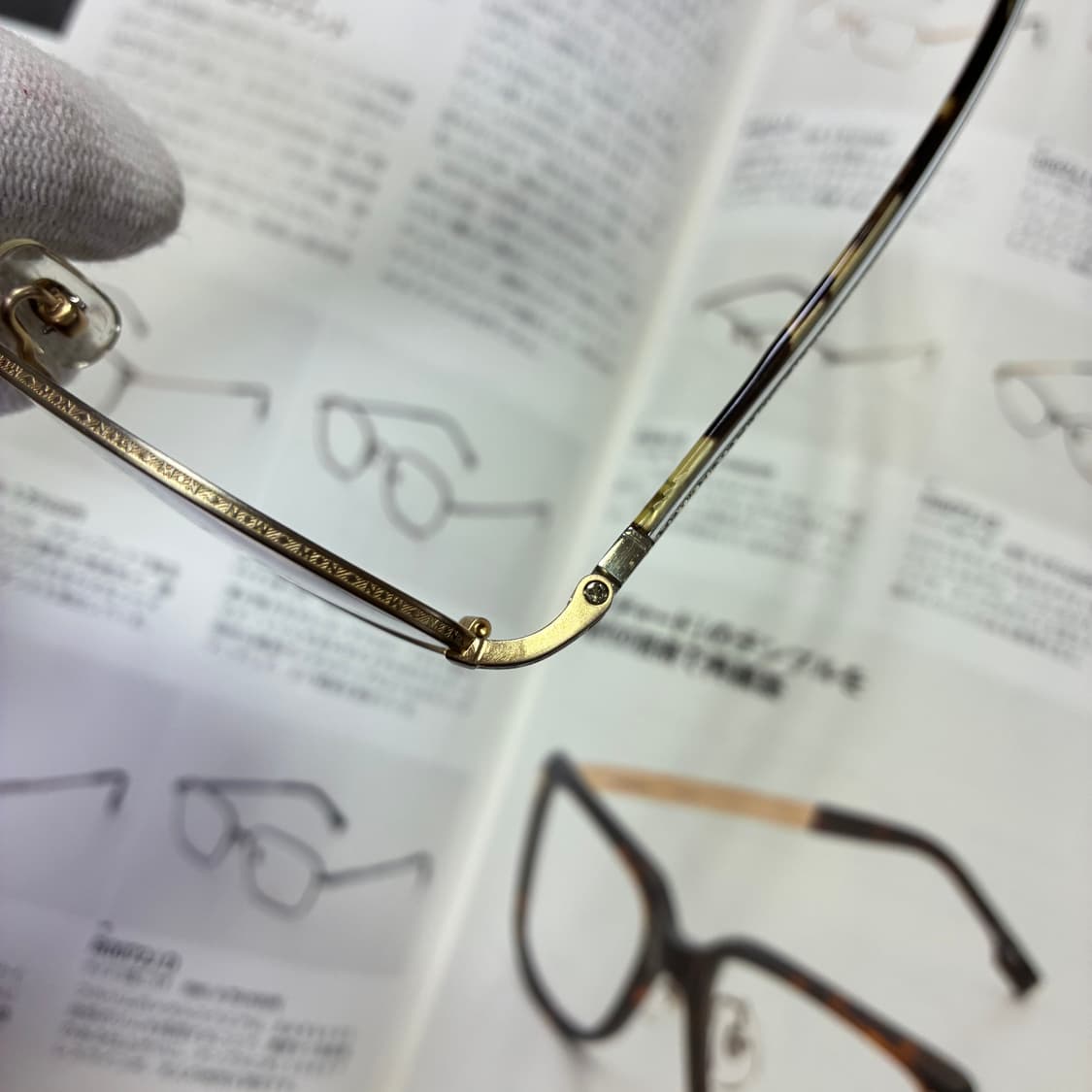 MATSUDA 마츠다 오벌형 티타늄 골드 일본 안경 상품이미지5