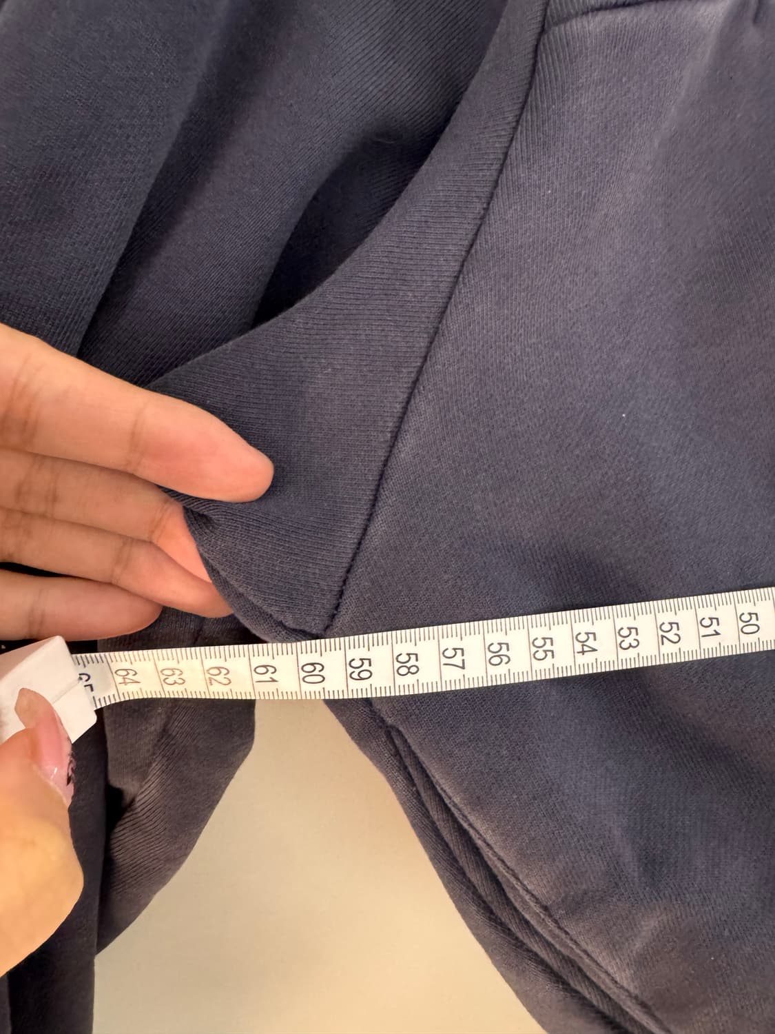 엔타이어 스튜디오 더블 크롭 후드 워시드블루 색상 팝니다 상품이미지6