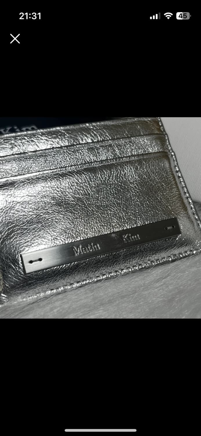 마뗑킴 빈티지 카드지갑 실버 상품이미지5