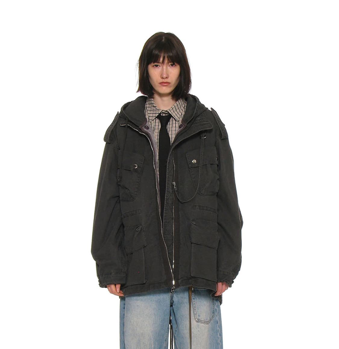 2 IN 1 M65 FIELD JACKET CHARCOAL 상품이미지1