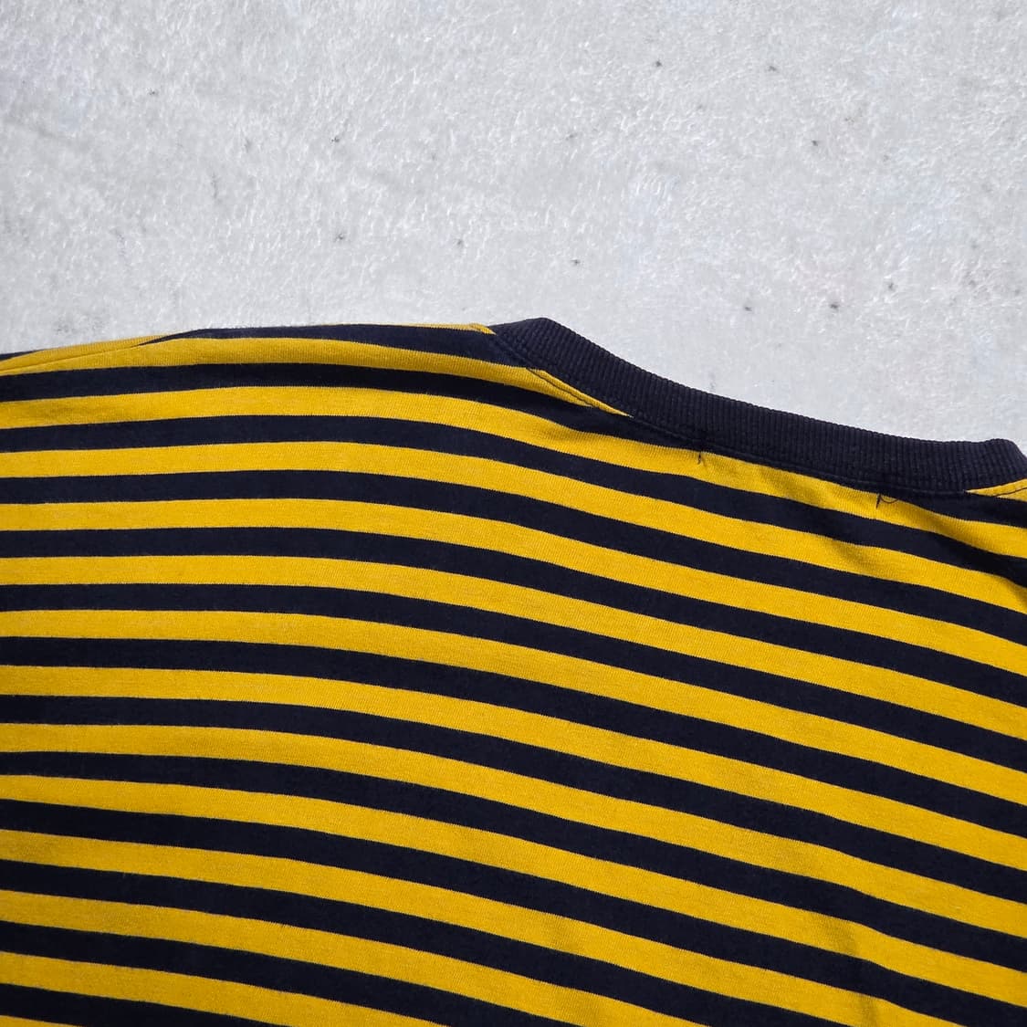 세인트리 옐로우 네이비 단가라 롱슬리브 상품이미지5