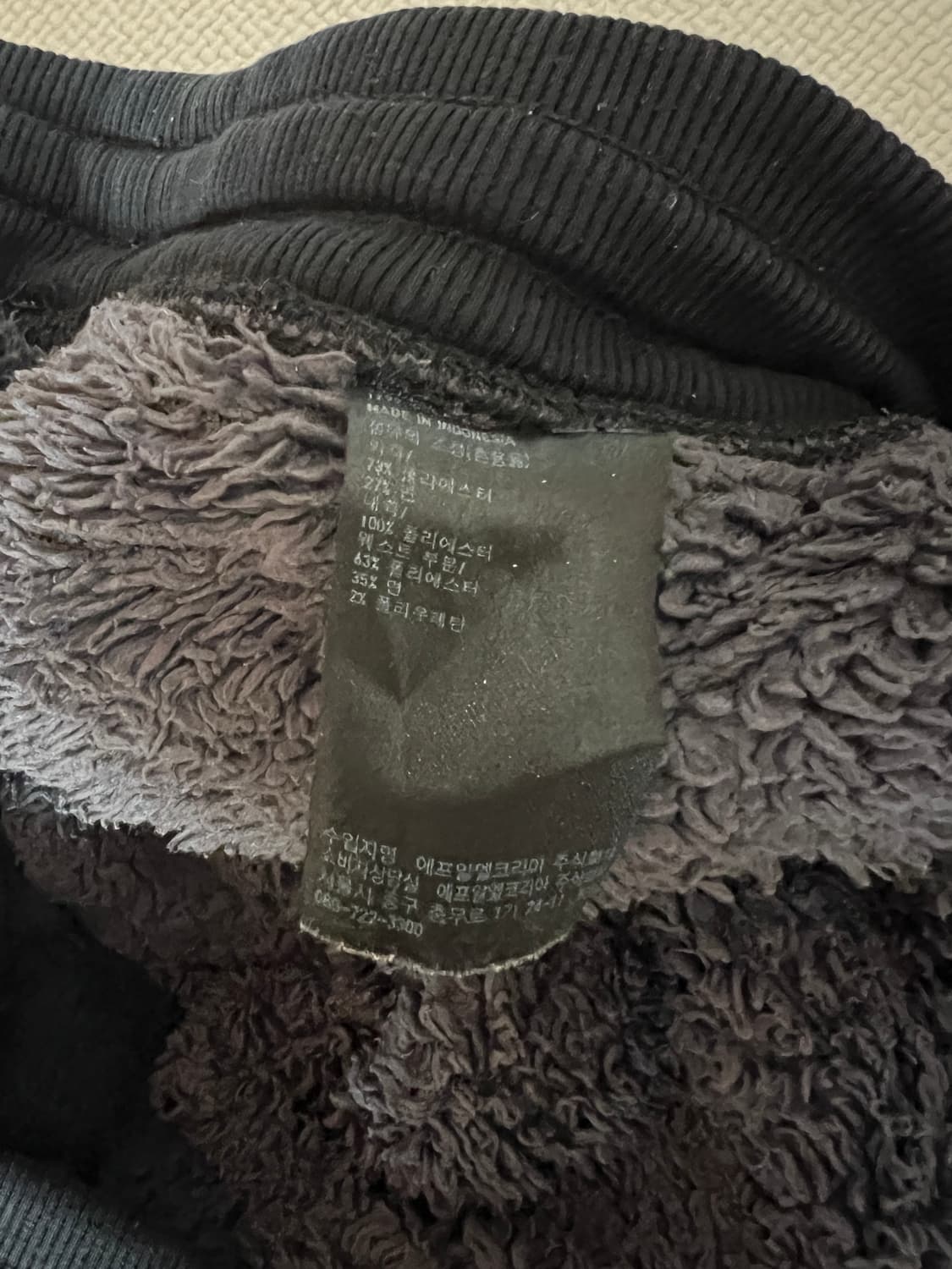 무료배송 - 유니클로 보아 스웨트 팬츠(블랙) L 상품이미지5