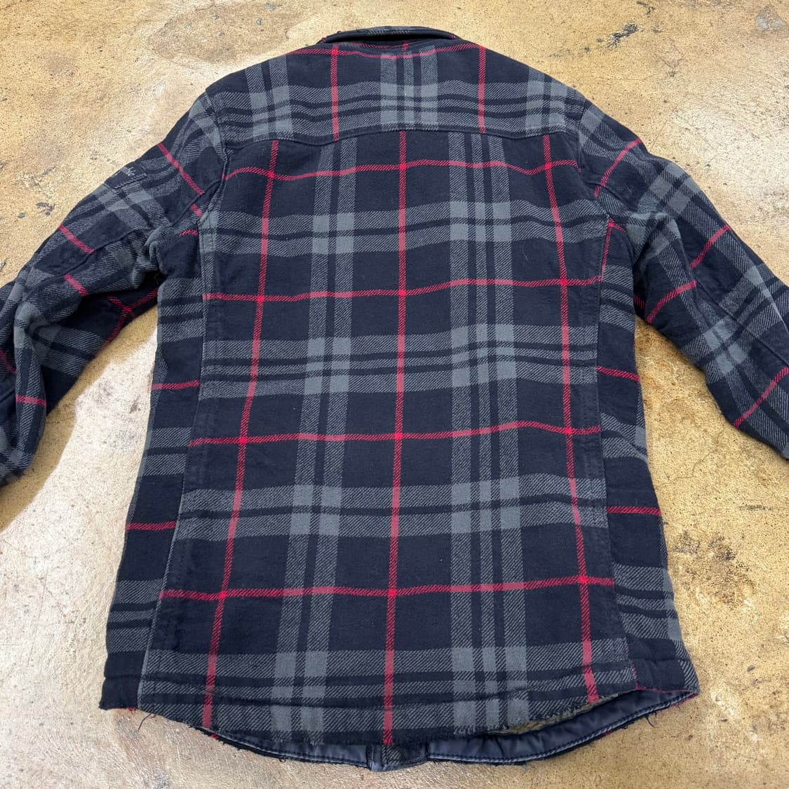 아베크롬비 체크 양털 안감 셔츠  상품이미지4