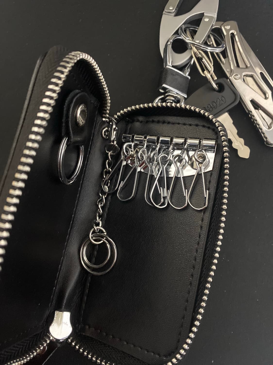 레더 키케이스 키링 상품이미지2