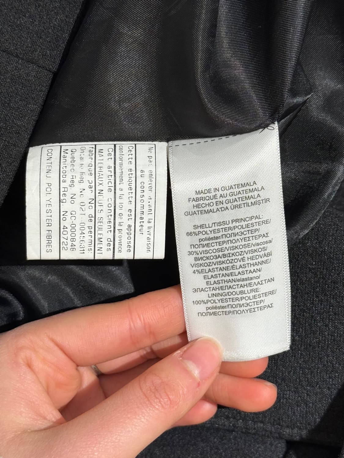 로렌 랄프로렌 차콜 드레이프 벨티드 코트 상품이미지8