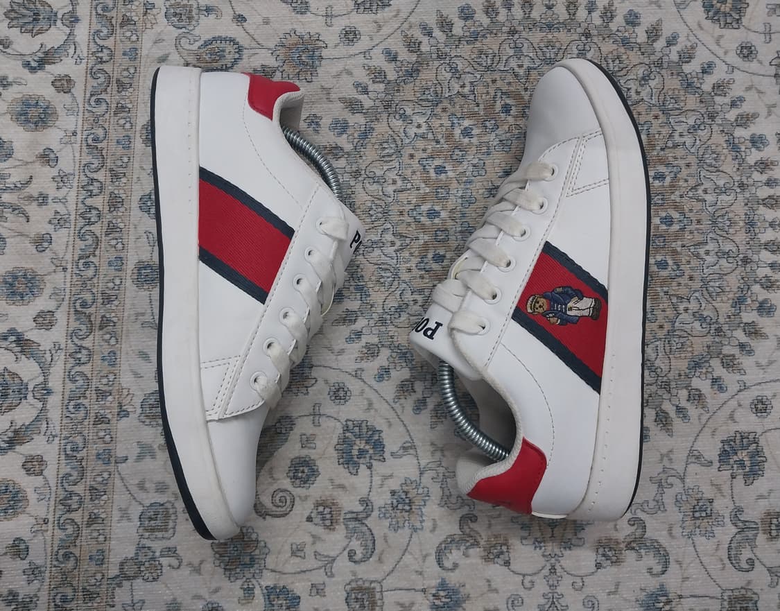 POLO 폴로 화이트 스니커즈 UK3 (230-235mm) 상품이미지5