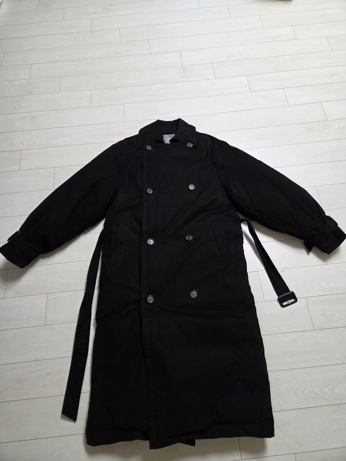 라움 거위털 패딩 트렌치코트 상품이미지1