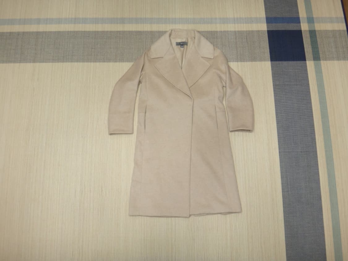 (55size) 베라왕 VeraWang 울 캐시미어혼방 롱코트 상품이미지1