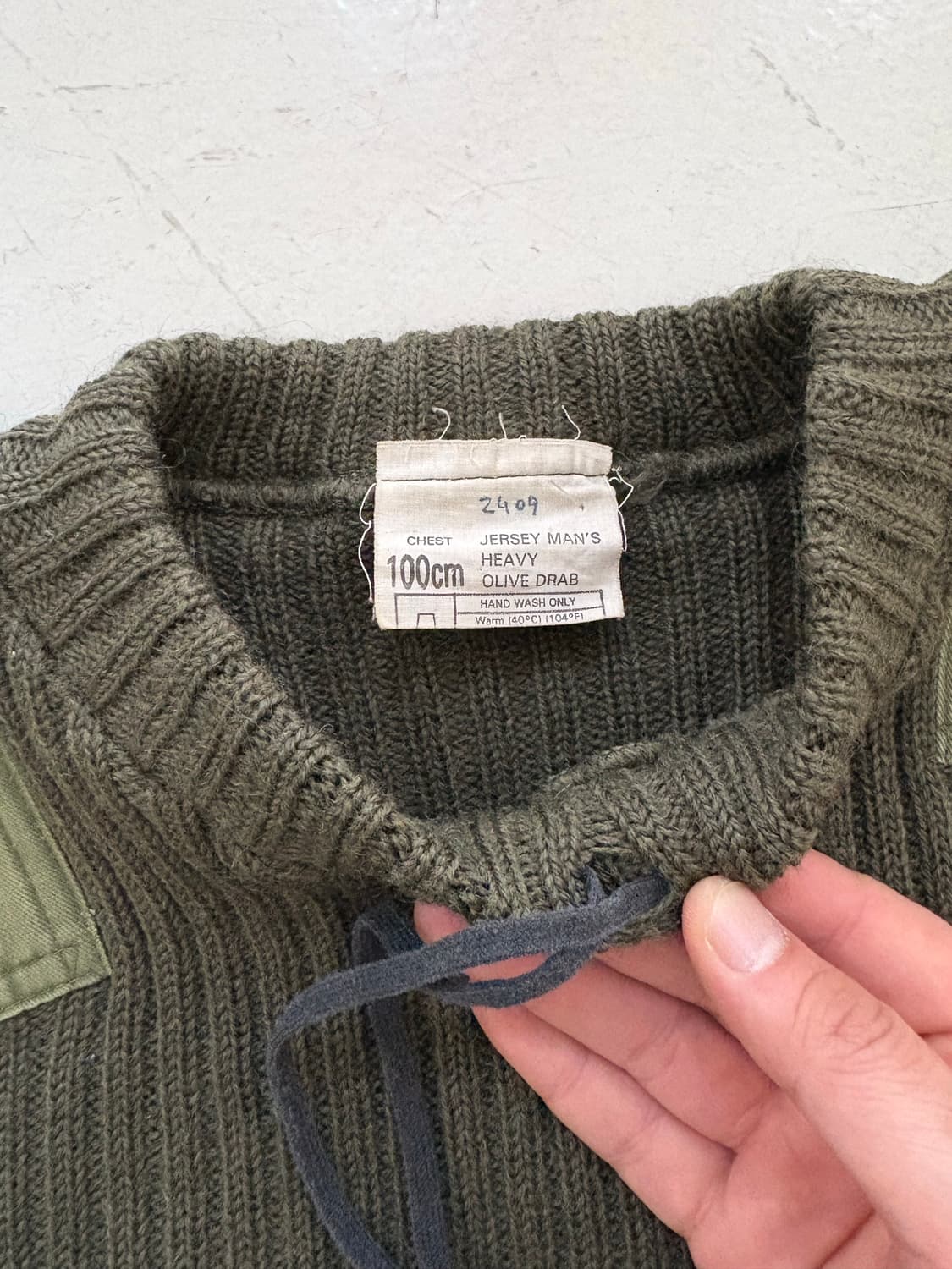 80's British Army Wool Sweater. 상품이미지4