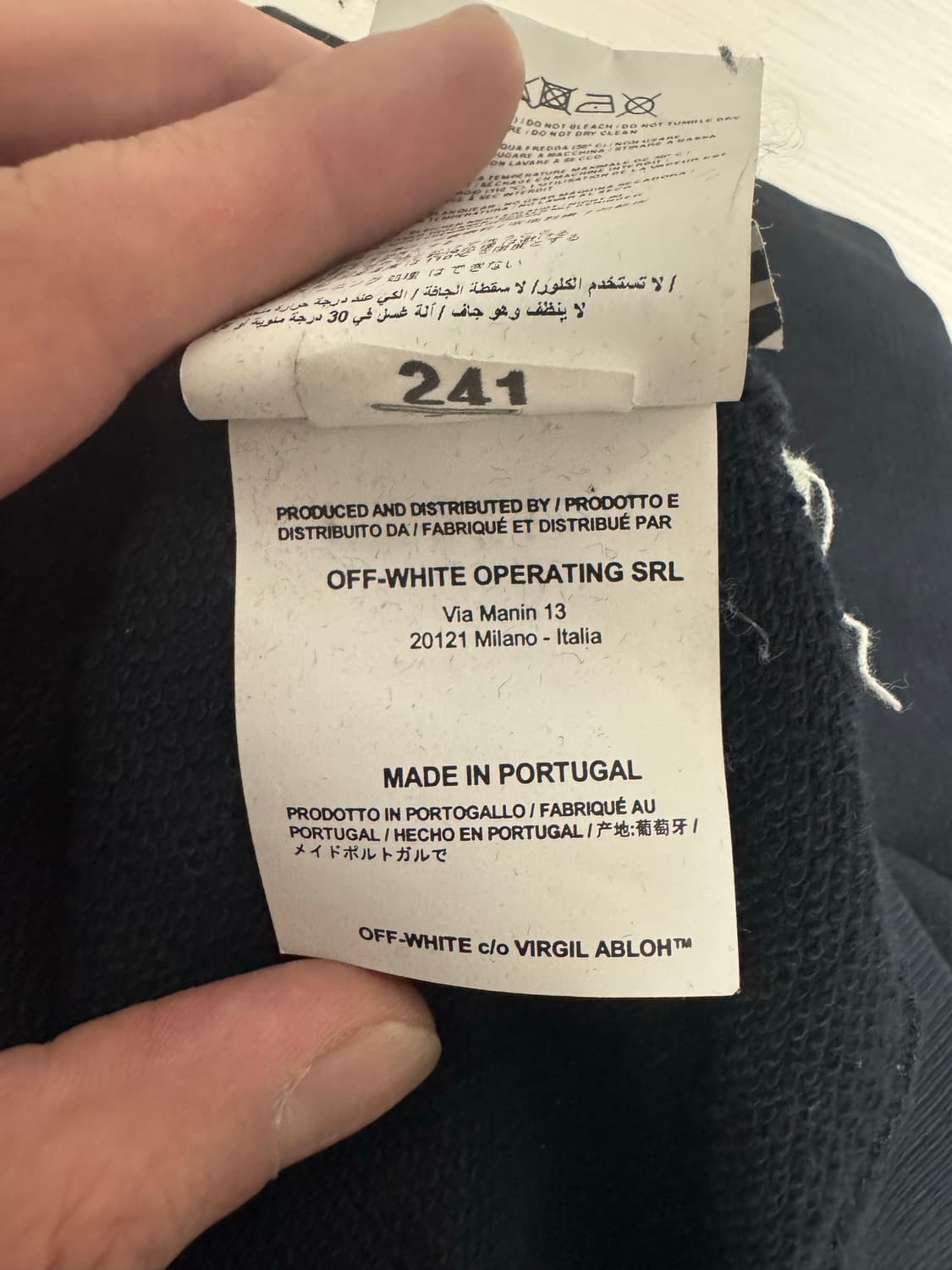 오프화이트 맨투맨 M사이즈 상품이미지7