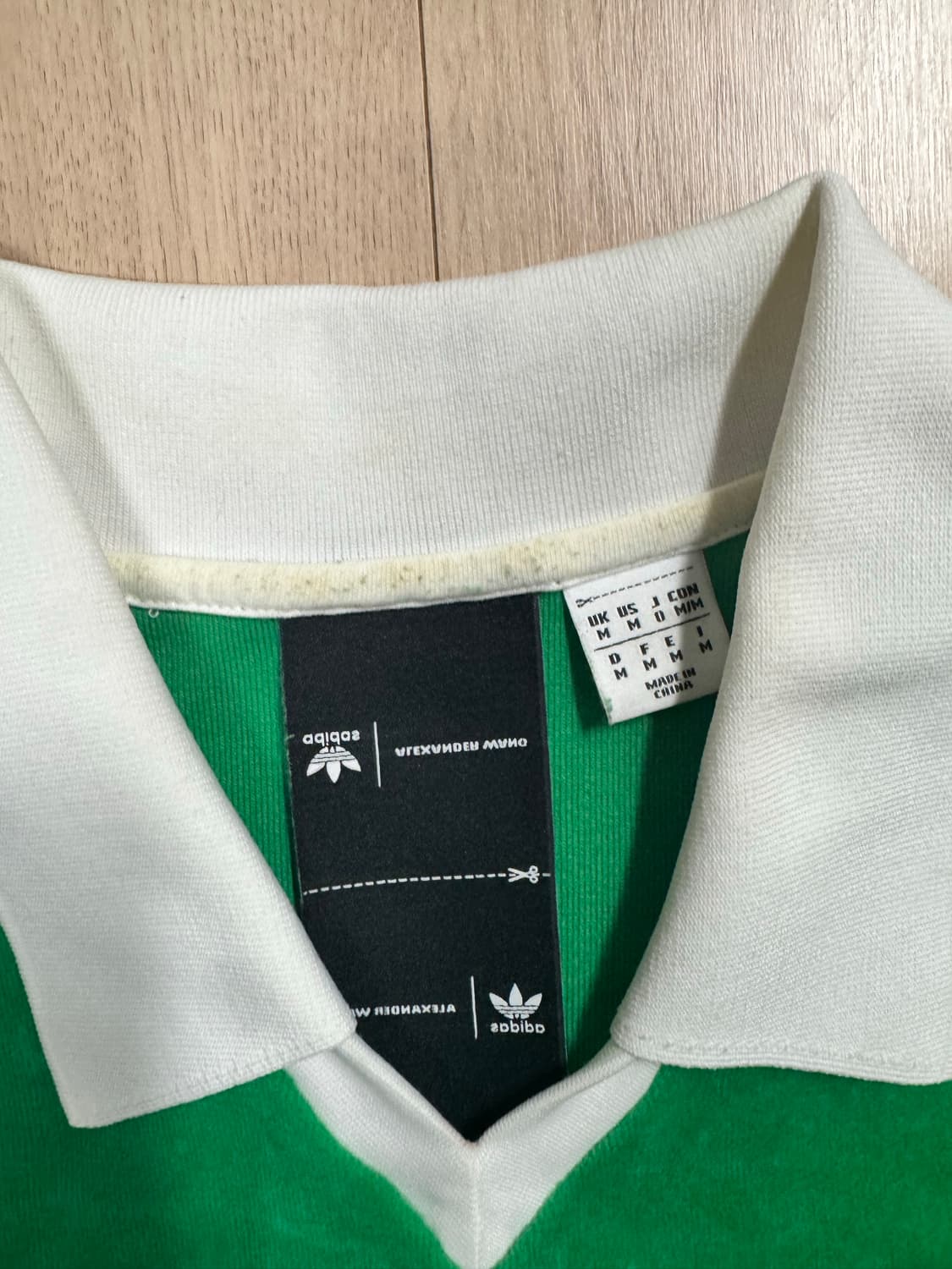 아디다스 X 알렉산더왕 벨루어 그린 상품이미지4