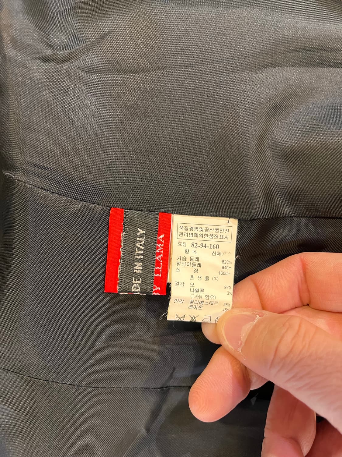 타임 베이비 라마 하프코트 (이탈리아 원단)  상품이미지6