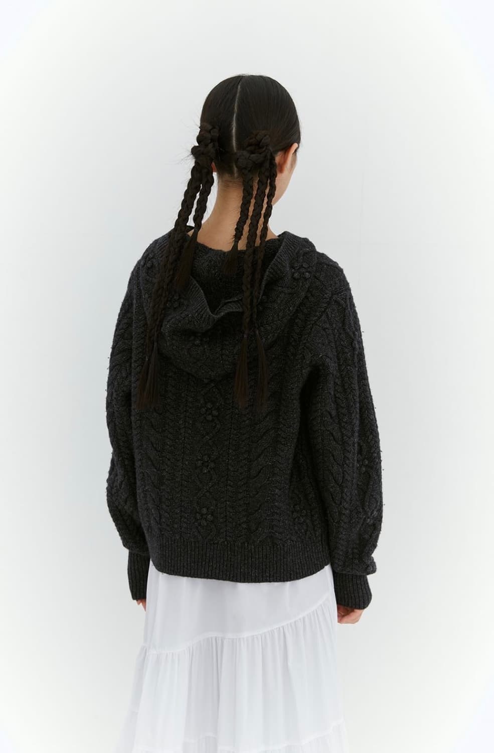 (새상품) 버뮬라 CABLE HOODIE CARDIGAN 상품이미지2
