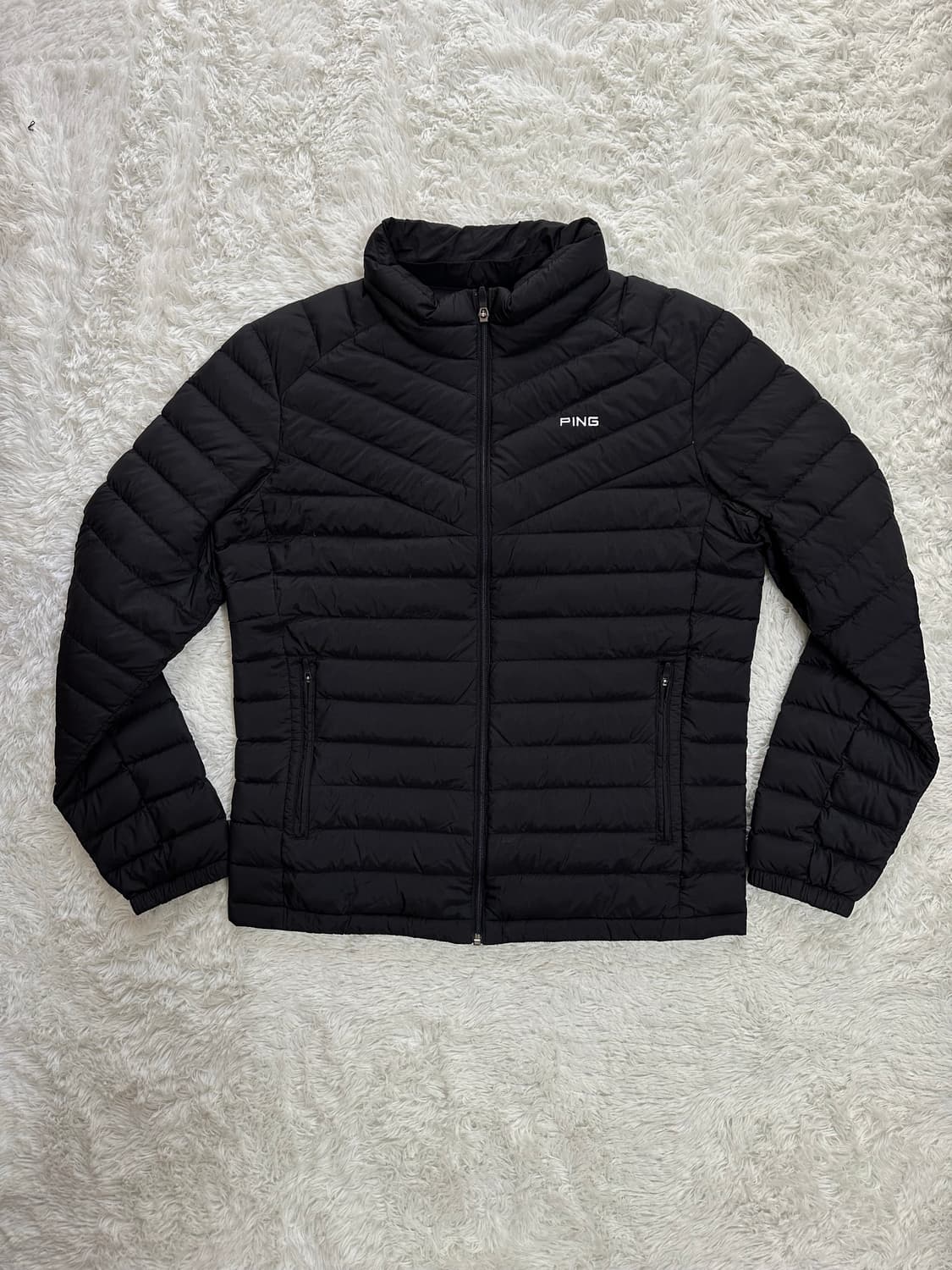 PING 핑 남성 경량 패딩 블랙 100 상품이미지1