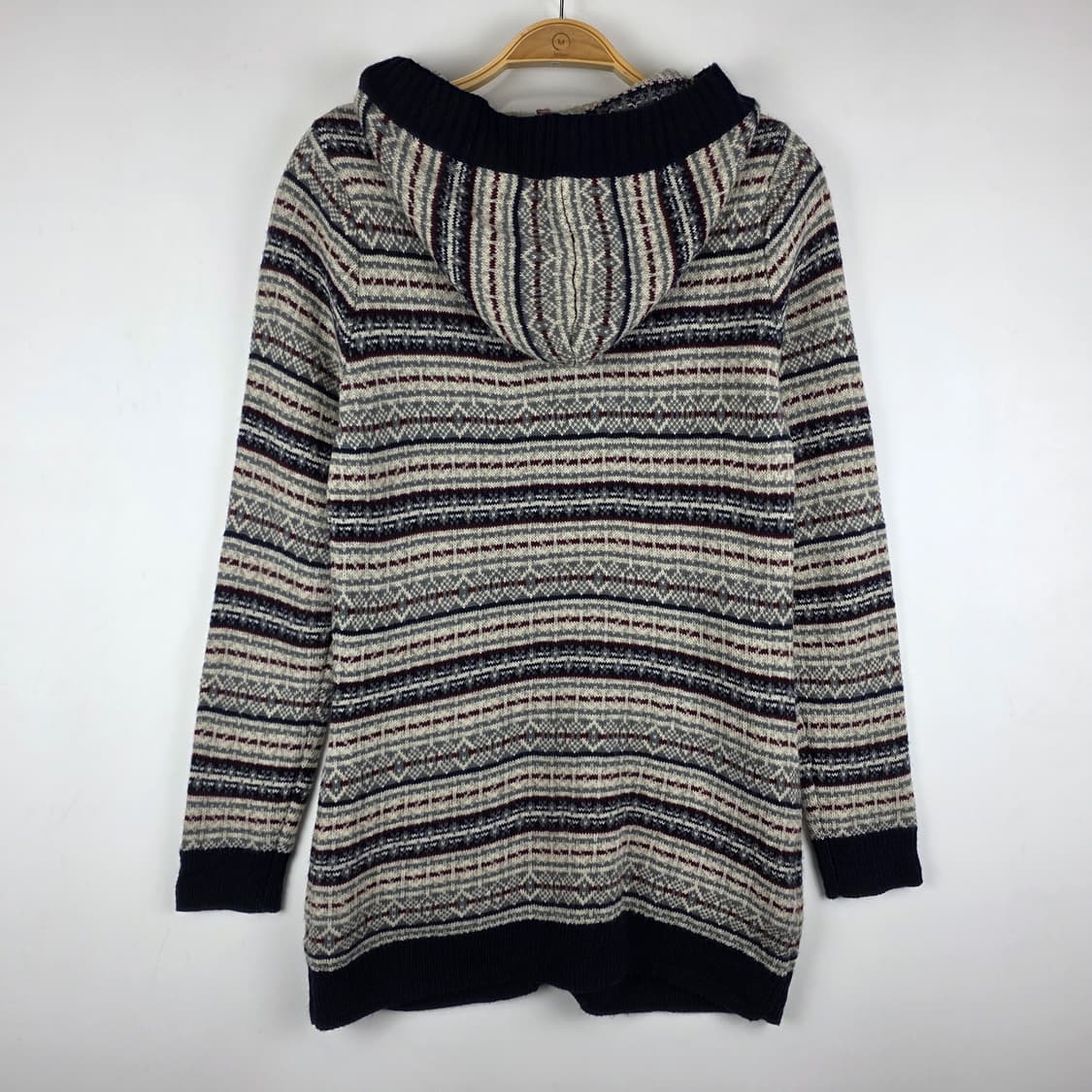 Eddie Bauer 노르딕 패턴 후드 롱가디건 상품이미지4