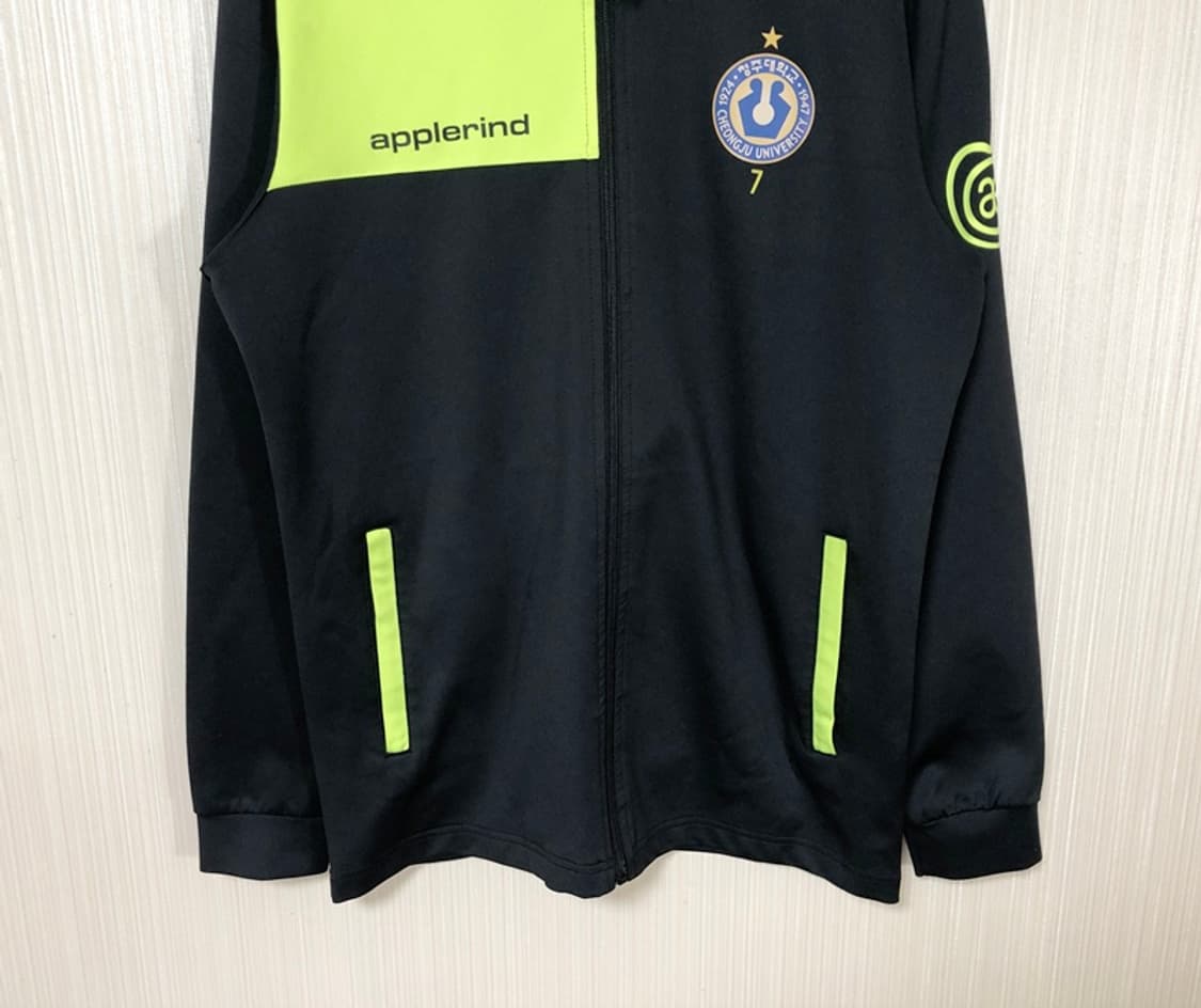 애플라인드 청주대학교 축구부 선수실착 트레이닝자켓/트랙슈트 100 #7 상품이미지3