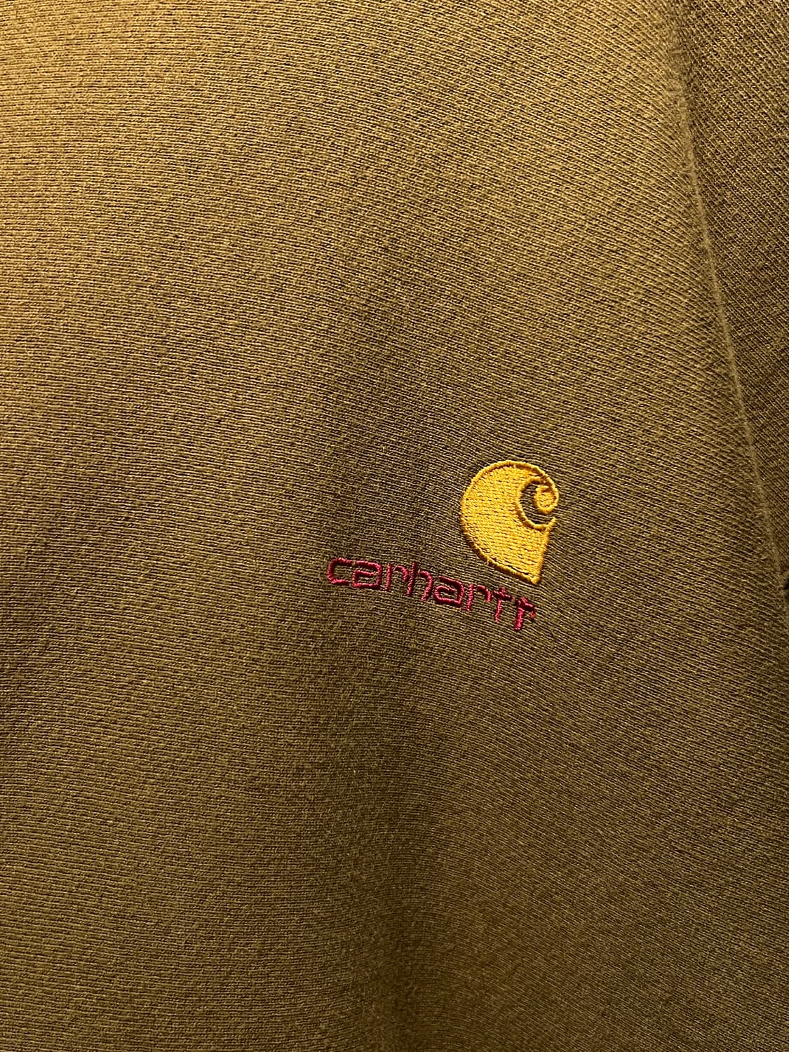 [XL]90's 칼하트 USA 아웃도어 브라운 리버스위브 스웻셔츠 상품이미지4