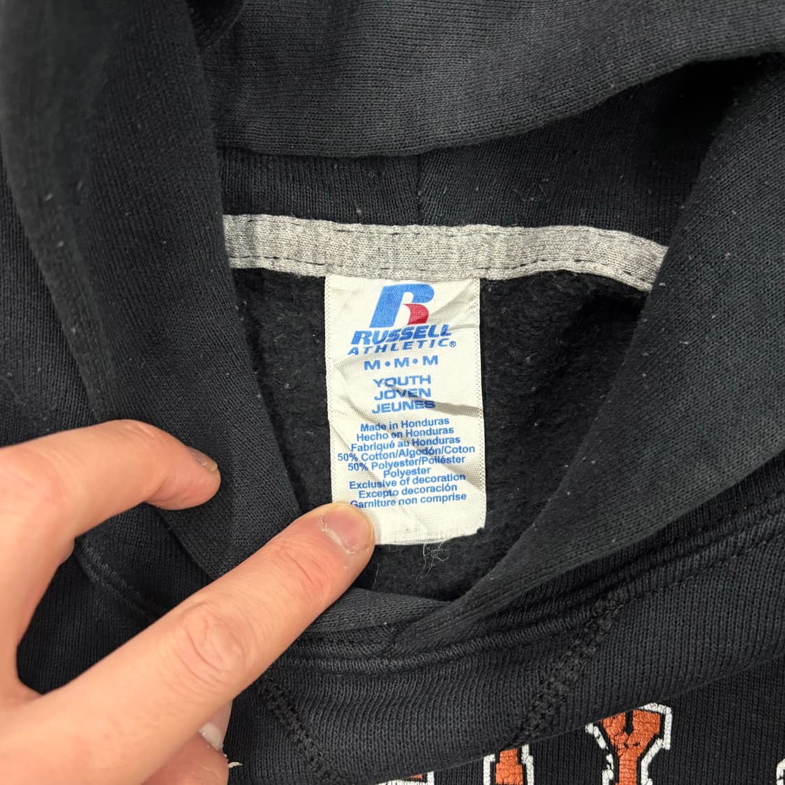 (XS) 러셀 레이디 프린팅 후드티 상품이미지6