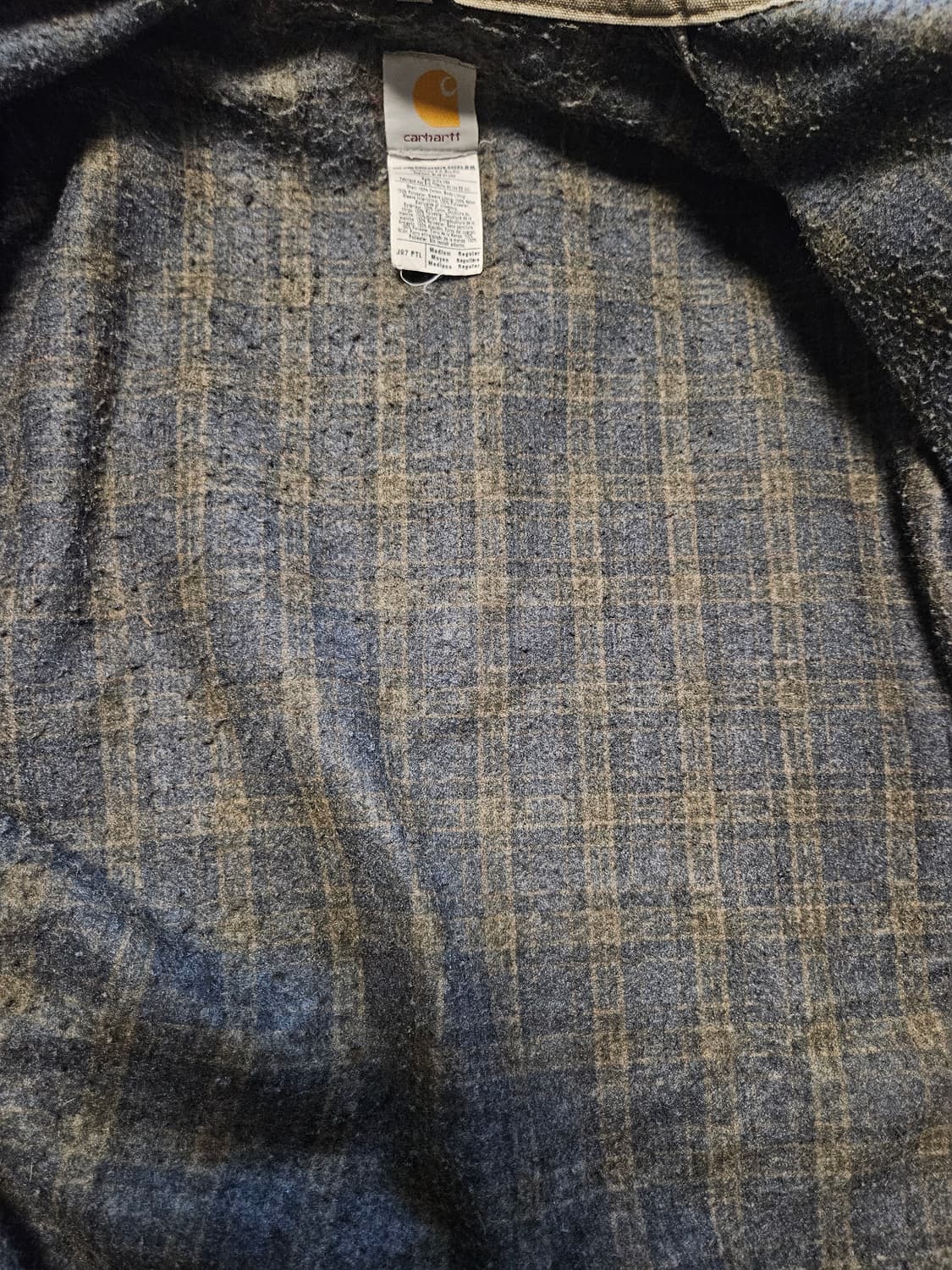 칼하트  j97 디트로이트 워크 자켓 ptl m사이즈 상품이미지4