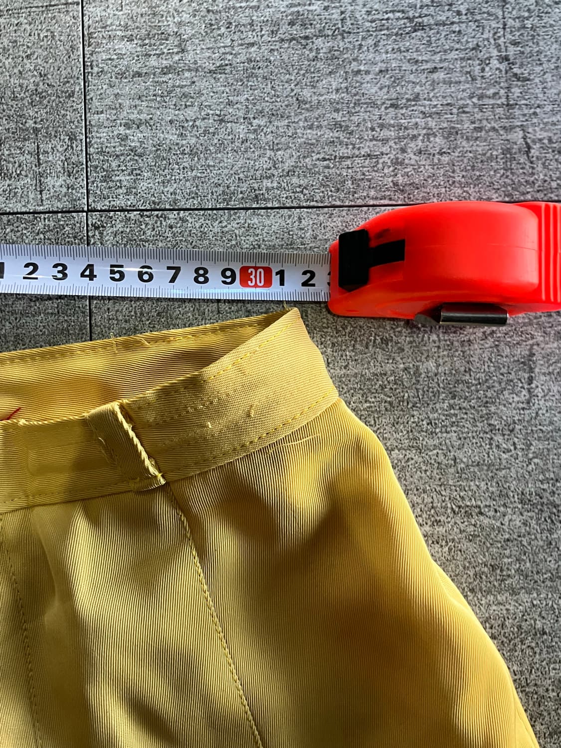 일본빈티지 하구미모리걸 달천깔페어리 노팅힐 플리츠스커트 노랑 상품이미지3