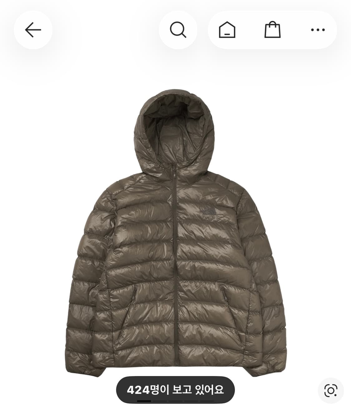 노스페이스 마티에 베이지그레이 95 m사이즈 팝니다 상품이미지1