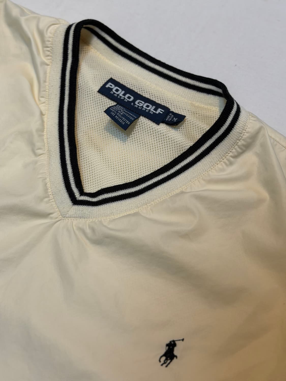 00s 폴로 랄프로렌 웜업 바람막이 아이보리 크림 상품이미지2