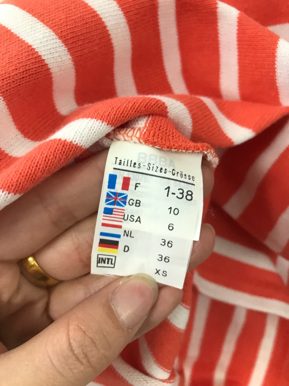 세인트 제임스 스트라이프 단가라 길도 롱 슬리브 상품이미지5