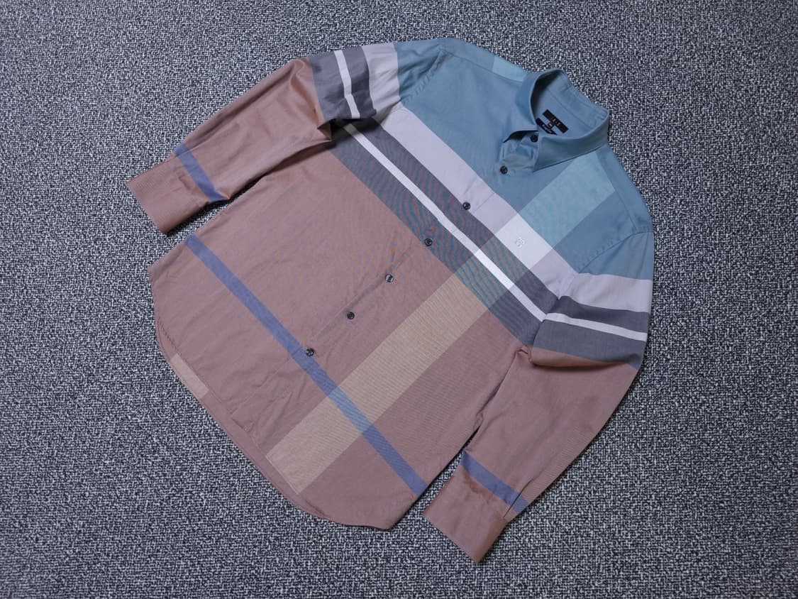 [무료배송][105]닥스 남성용 간절기 체크 셔츠 남방 상품이미지3