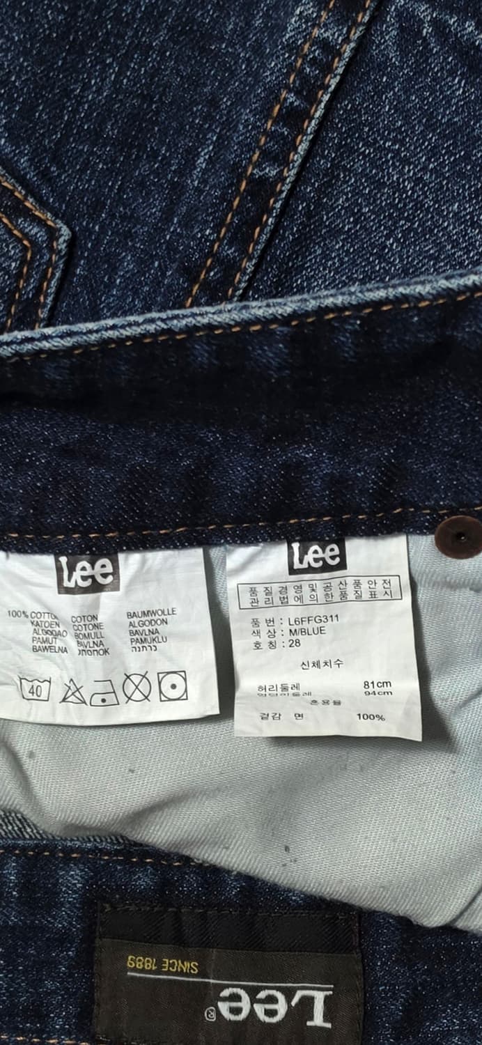 Lee 데님 미니스커트 W28 새상품 상품이미지3