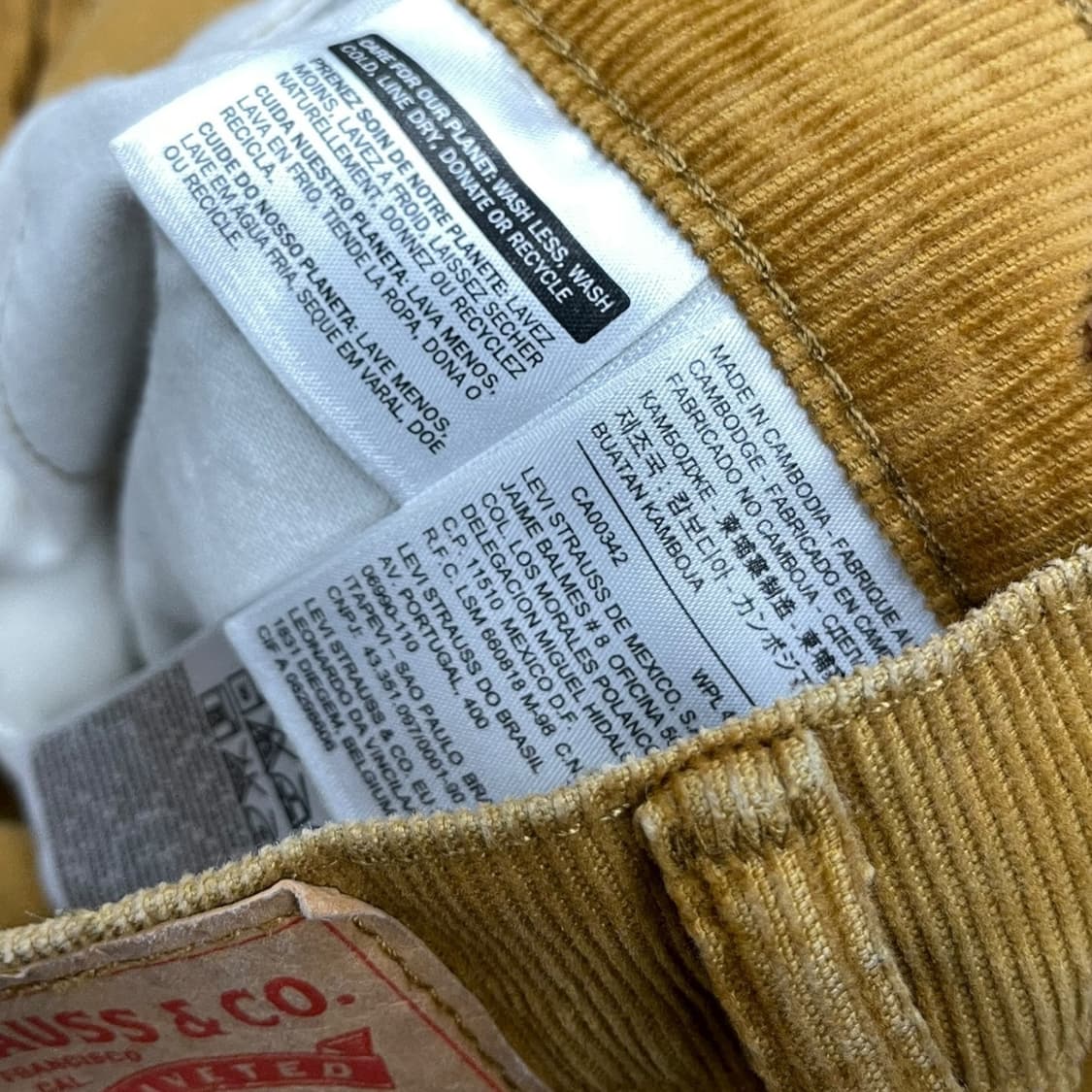 리바이스 513 코듀로이 팬츠 상품이미지5