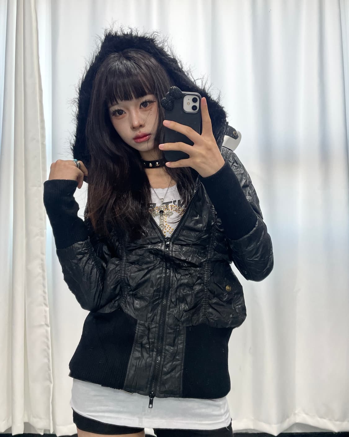 🎸블랙 글로시 자켓🎸 상품이미지2