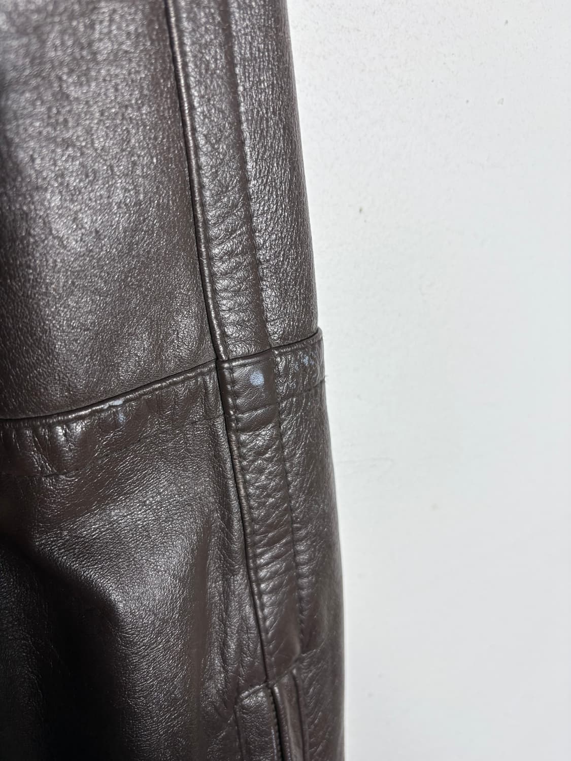 브라운 소가죽 자켓 상품이미지7