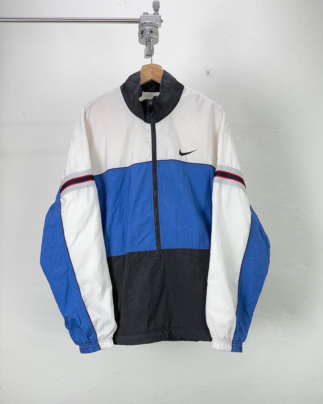 나이키 90s 컬러 블락 풀오버 나일론 쉘 자켓 상품이미지1