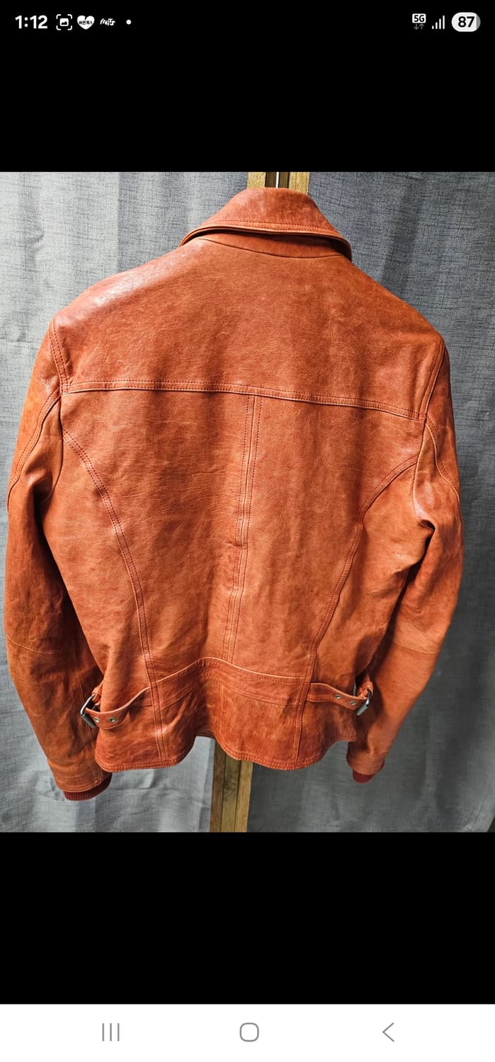 정품 돌체앤가바나 남성양가죽 자켓 90 상품이미지2